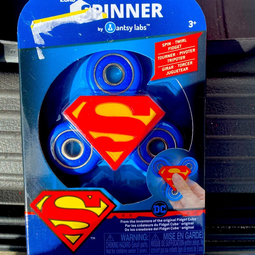 5 Superman fidget spinner